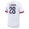 Camiseta de fútbol Paris Saint-Germain Carlos Soler 28 Segunda Equipación 2024-25 - Hombre